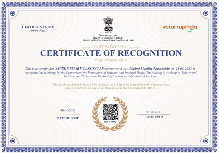 Certificate 1